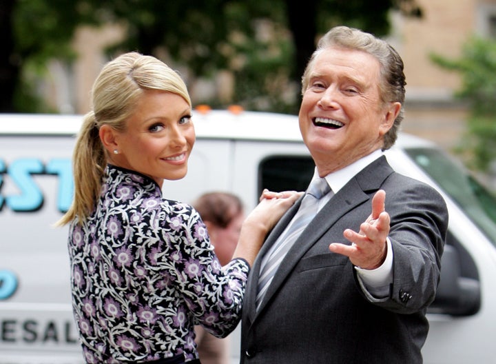 Kelly Ripa (left) and Philbin in 2005.
