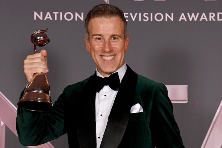 Anton Du Beke with the Talent Show Judge Award