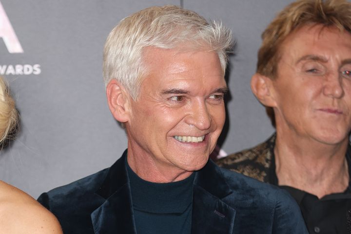 Phillip Schofield backstage at the NTAs