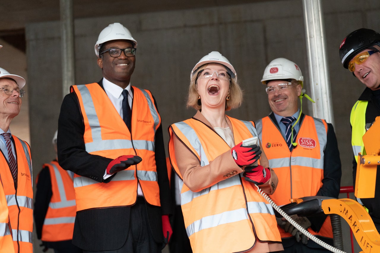 Liz Truss and Kwasi Kwarteng in happier times earlier this month.