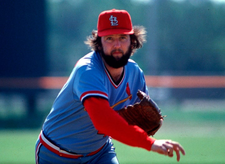 Bruce Sutter, a Hall of Fame reliever and 1979 Cy Young winner, has died at the age of 69. (Scott Dine/St. Louis Post-Dispatch via AP, File)