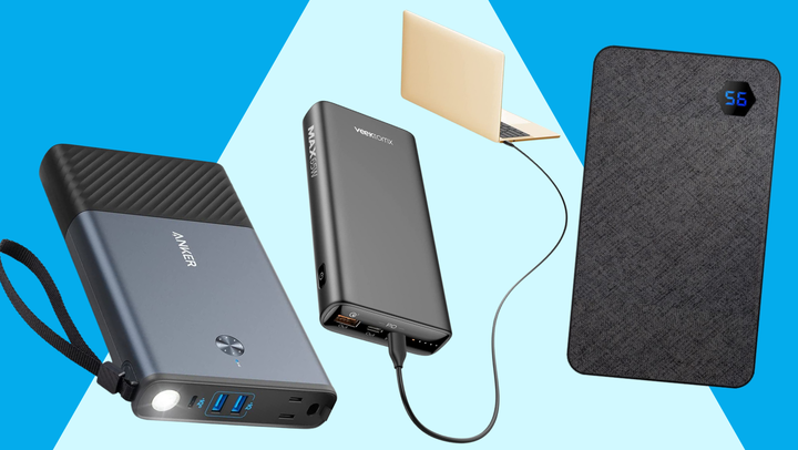 Anker PowerHouse portable charger,Veektomx laptop power bank and Einova ultra fast power bank.