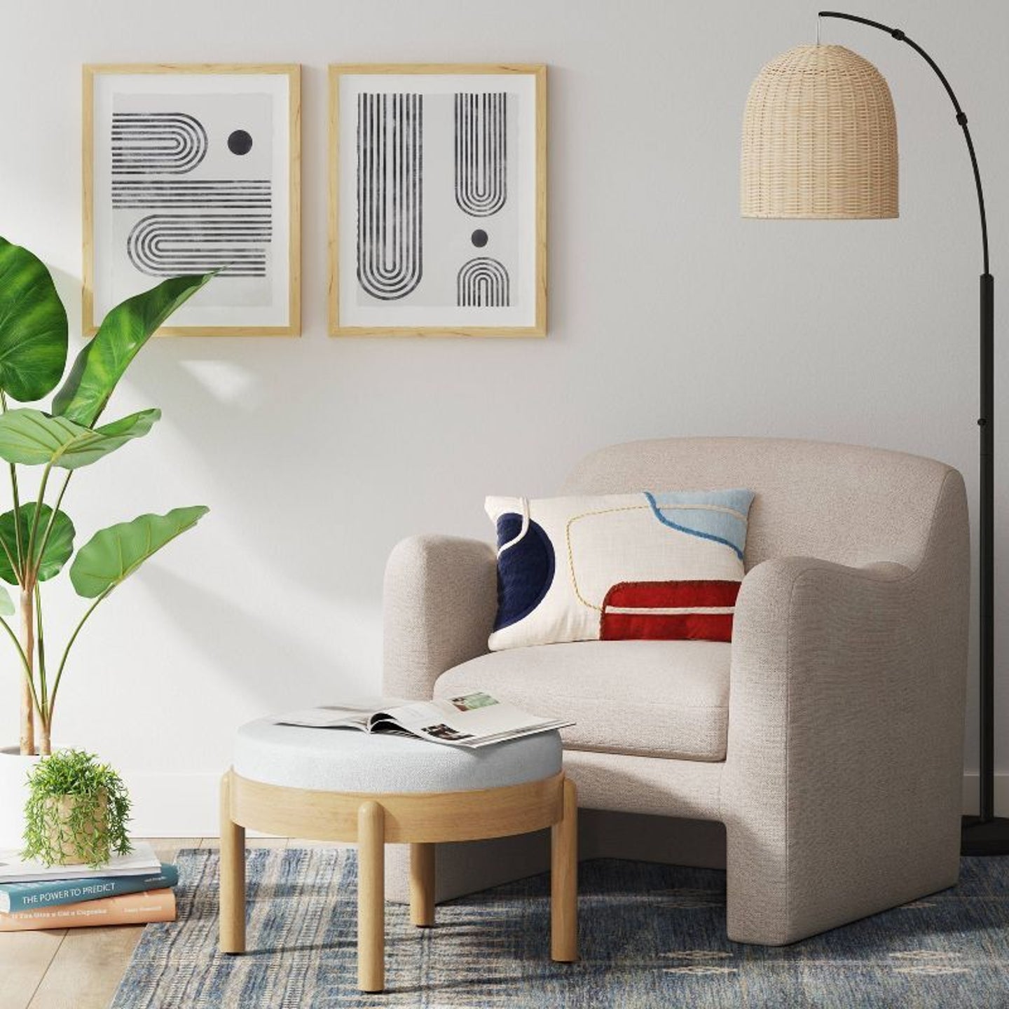 These Target Poufs and Ottomans Look Like Perfect Flea-Market Finds ...
