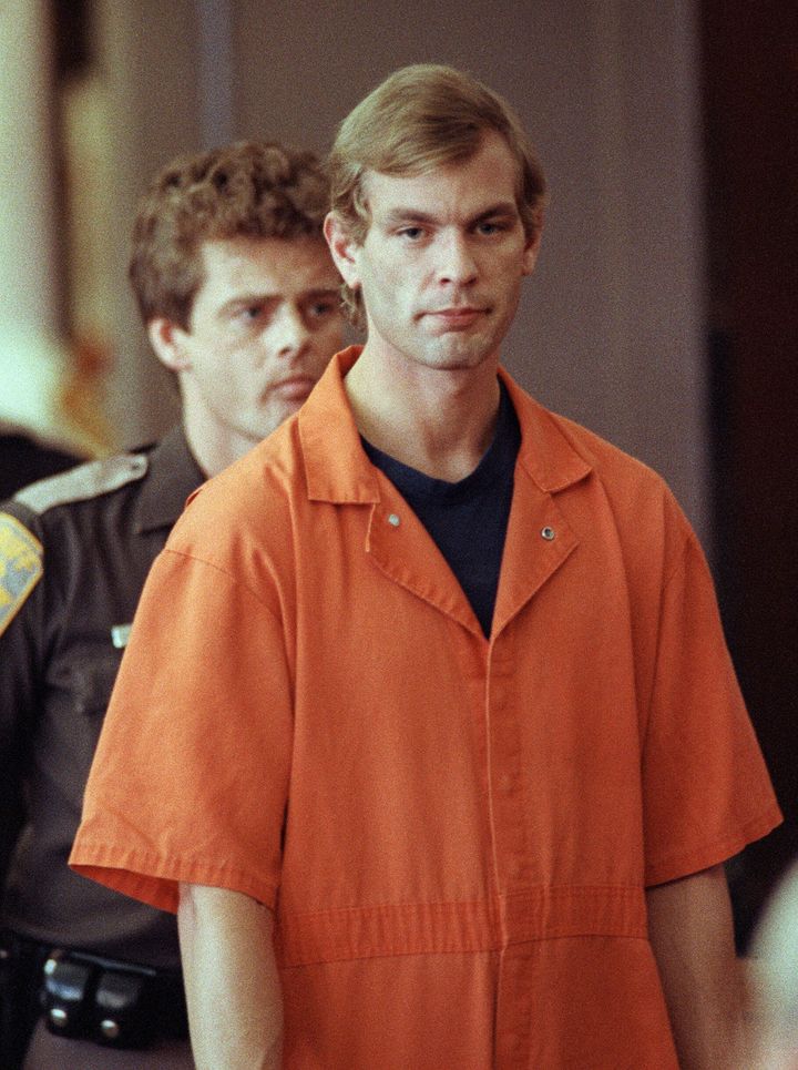 Jeffrey Dahmer appearing in court in 1991