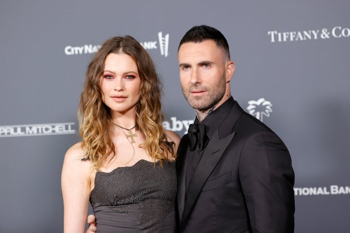 Behati Prinsloo and Adam Levine in 2021.