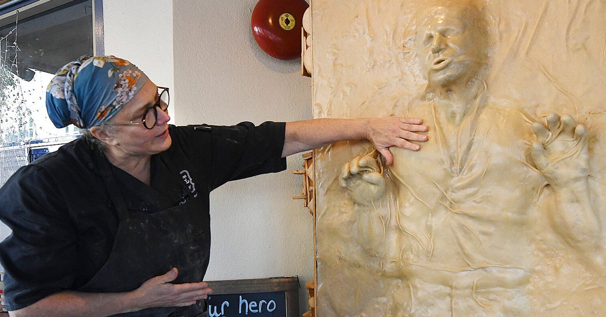Loaf-Saber: California Baker Crafts Life-Sized Han Solo Out Of Bread - Vimarsana News