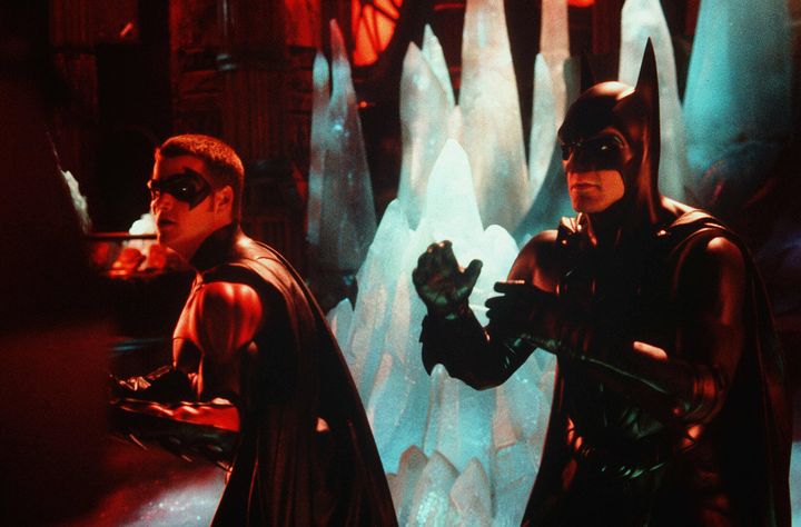 George Clooney and Chris O'Donnell in Batman & Robin