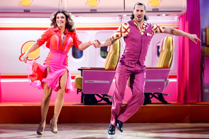 Kym Marsh et Graziano Di Prima sur la piste de danse Strictly