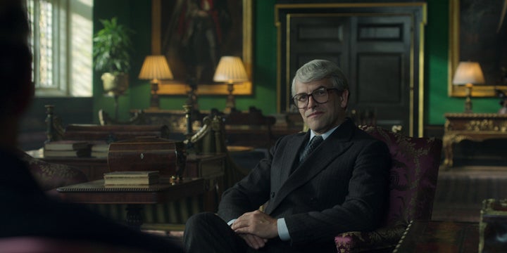 Jonny Lee Miller as John Major in The Crown