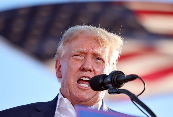 Former President Donald Trump, seen at a campaign rally in Arizona, criticized American Jews on Sunday for not appreciating him enough.
