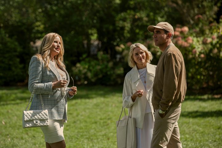 Jennifer Coolidge, Naomi Watts and Bobby Cannavale appear in "The Watcher" on Netflix.