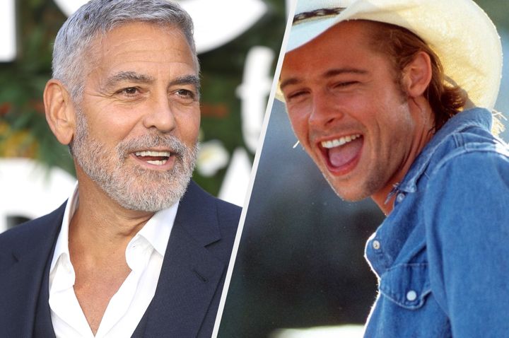 George Clooney and Brad Pitt