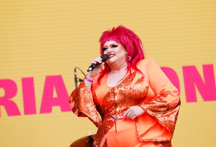 Victoria Scone performing at London Pride earlier this year