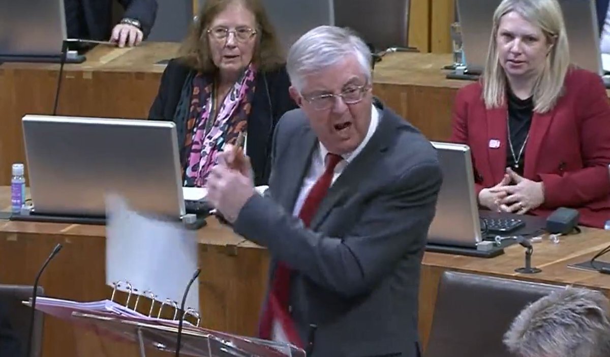 Mark Drakeford Is Absolutely Raging At The Tories As First Minister Of ...