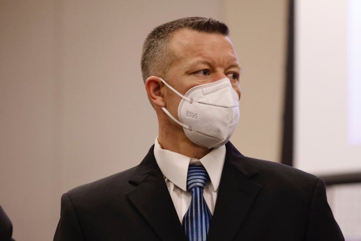 Paul Flores stands during his murder trial in Monterey County Superior Court in Salinas, Calif., Monday, July 18, 2022. 