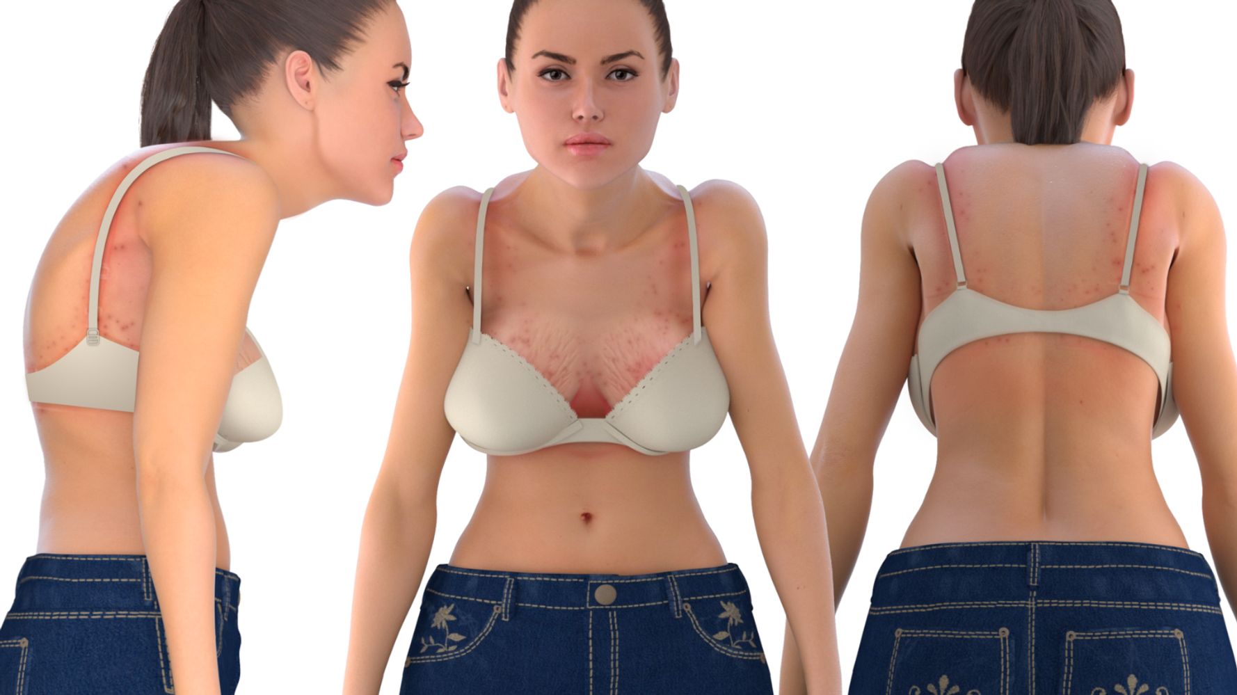 Lingerie model helps women find the right bra fit in TikTok tutorial