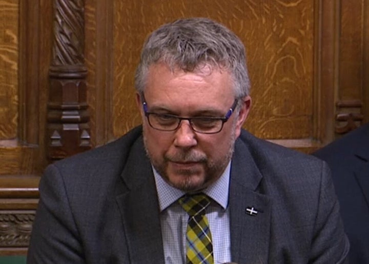 Steve Double MP speaks during Prime Minister's Questions in the House of Commons, London. (Photo by House of Commons/PA Images via Getty Images)