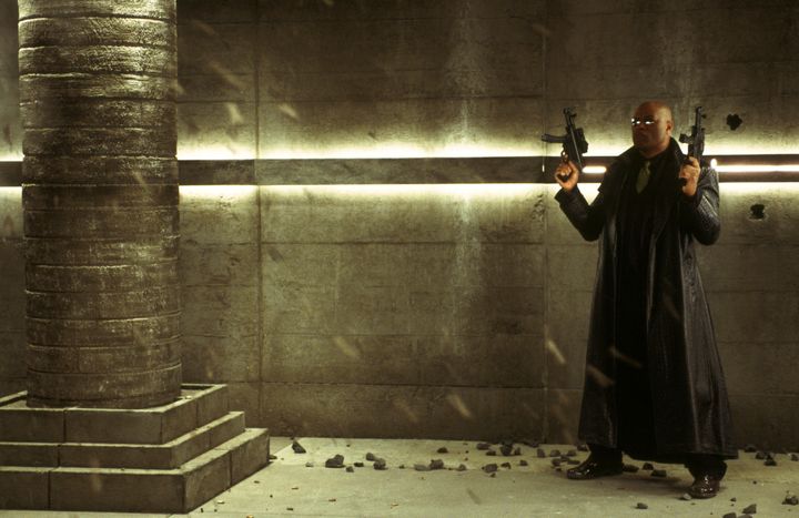 Laurence Fishburne in The Matrix Revolutions