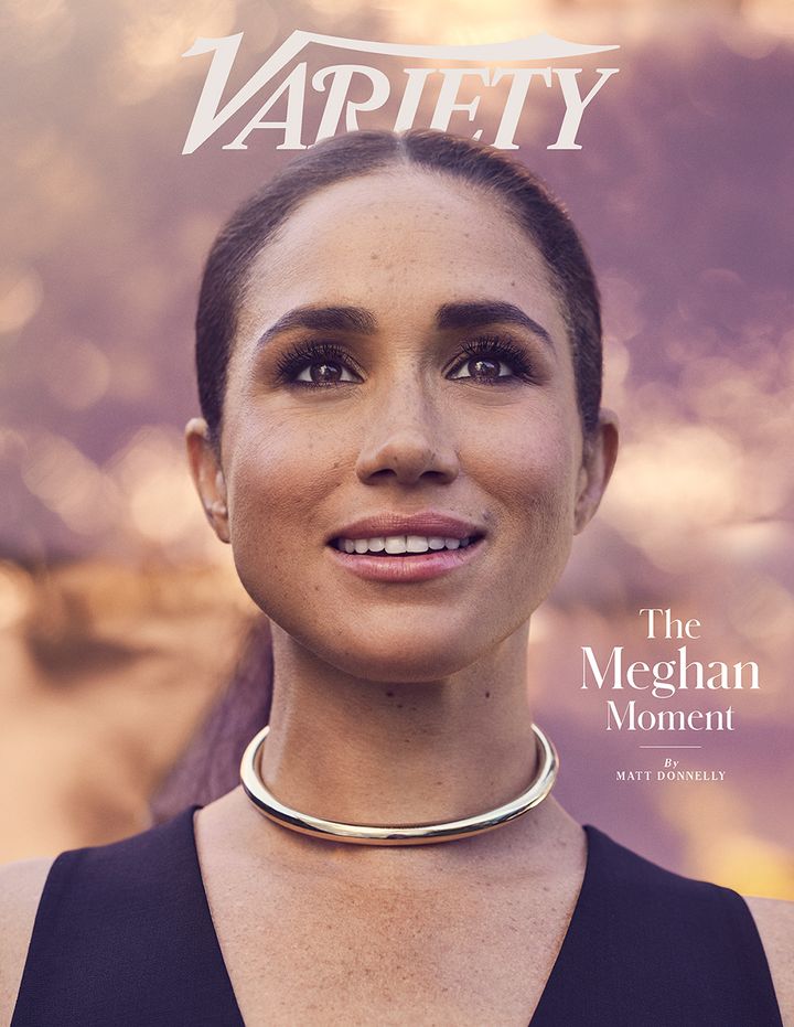 Variety unveiled its Power of Women cover with the Duchess of Sussex on Wednesday.