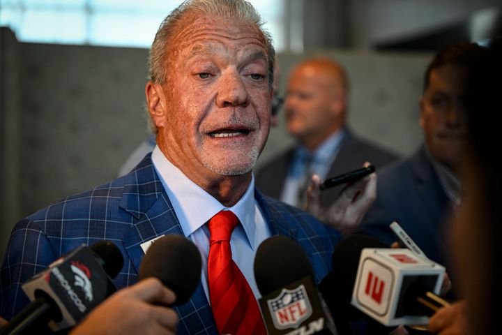 Speaking of the Washington Commanders, Indianapolis Colts owner Jim Irsay said, "it's gravely concerning to me, the things that have occurred there over the last 20 years.”