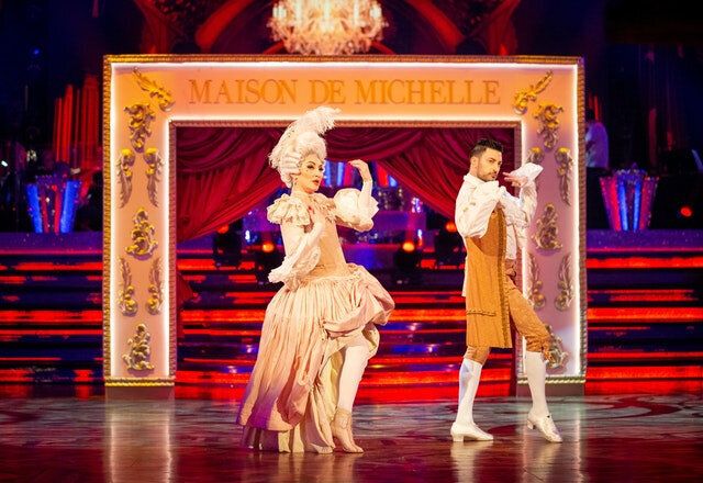 Michelle Visage and her Strictly partner Giovanni Pernice in 2019, bringing voguing to the Strictly ballroom