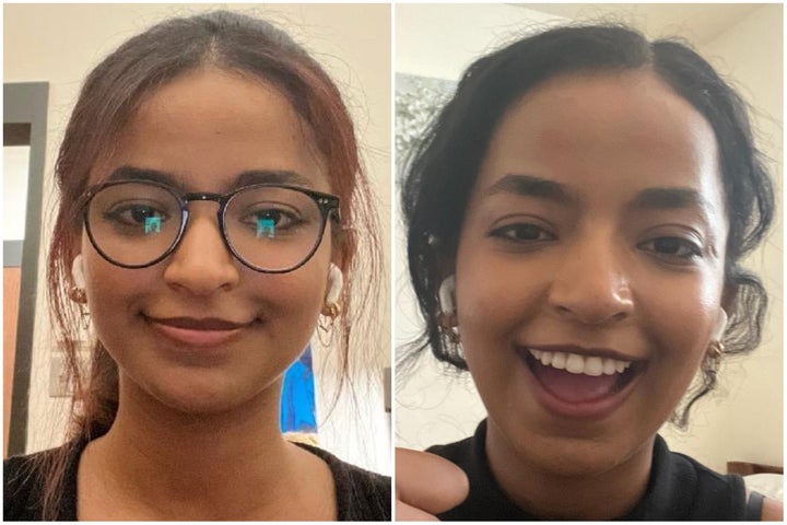 Princeton Class of 2024 student Misrach Ewunetie is seen in two photos released by the university to aid in the search for her.