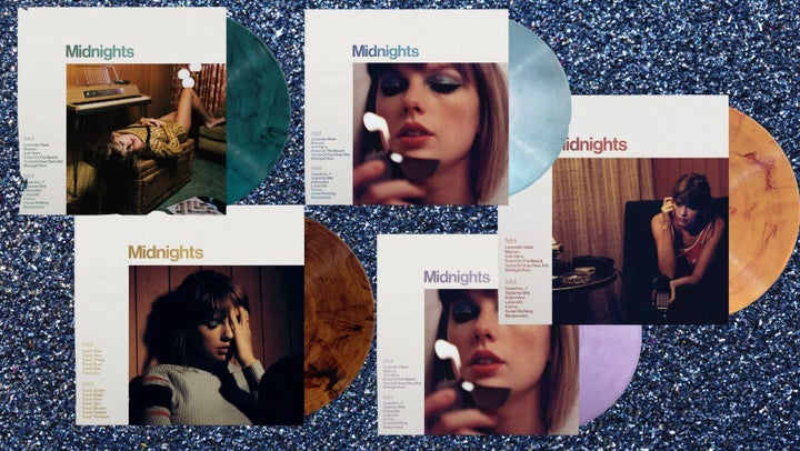 Swift released “Midnights” in five different exclusive colored vinyl options, including mahogany, jade green,moonstone blue, blood moon and lavender.