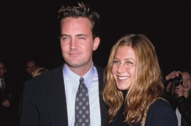 Matthew Perry and Jennifer Aniston, pictured in 1998