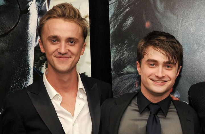 Tom Felton and Daniel Radcliffe, pictured in 2011