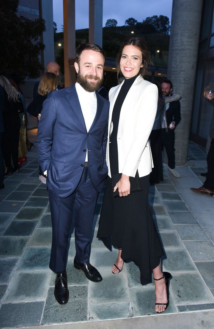 Taylor Goldsmith and Mandy Moore at the Communities in Schools annual celebration on May 1, 2018 in Los Angeles, California. 