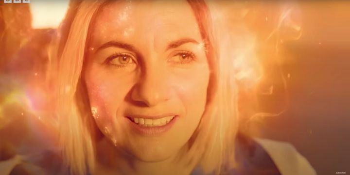 Jodie Whittaker begins her regeneration in her "Doctor Who" finale. 