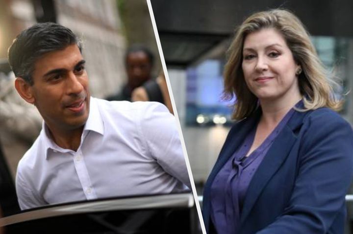 Penny Mordaunt and Rishi Sunak are the only candidates left in the race after Boris Johnson withdrew last night.