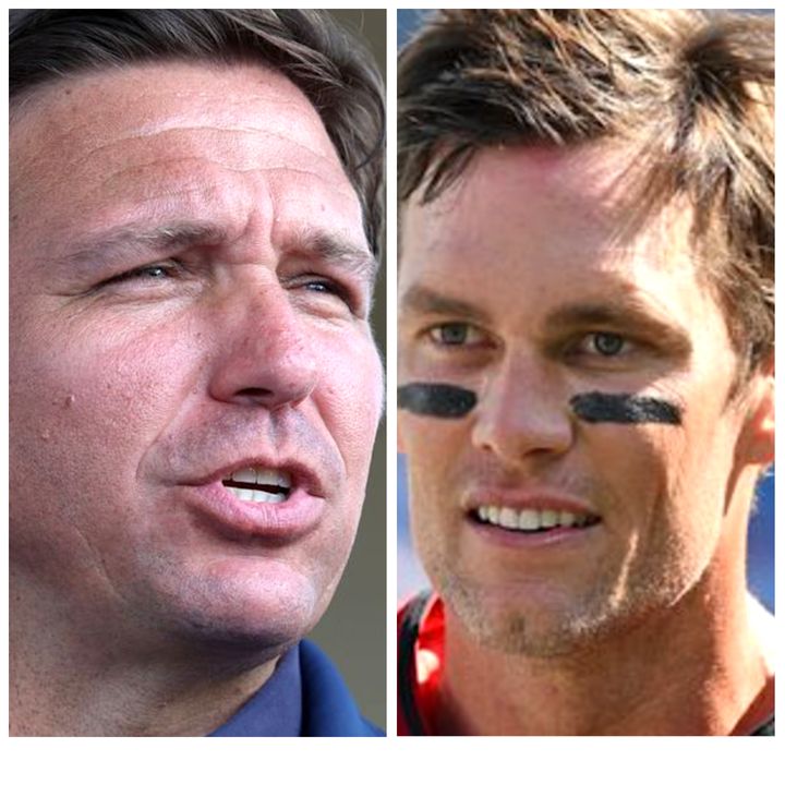 Florida Gov. Ron DeSantis and quarterback Tom Brady reportedly text from time to time. 