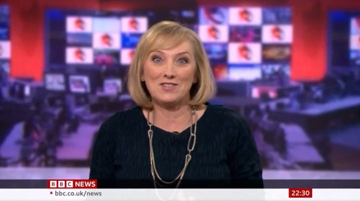 BBC News broadcaster Martine Croxall