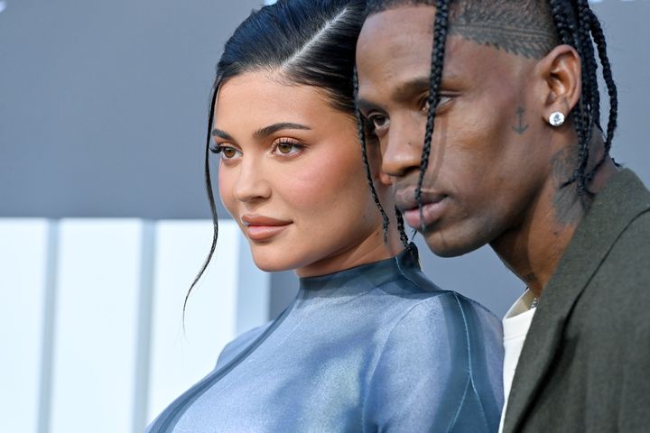Kylie Jenner and Travis Scott attend the 2022 Billboard Music Awards on May 15, 2022, in Las Vegas, Nevada.