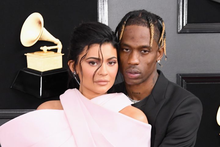 Jenner and Scott attend the 61st Annual Grammy Awards on Feb. 10, 2019, in Los Angeles, California.