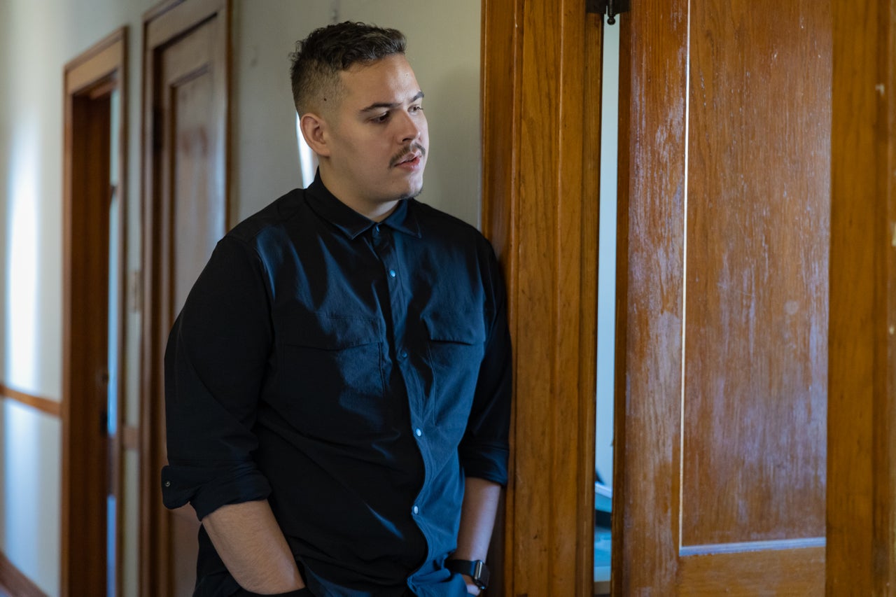 Cristóbal Mora’s love language is making coffee. He works his full-time job from home.