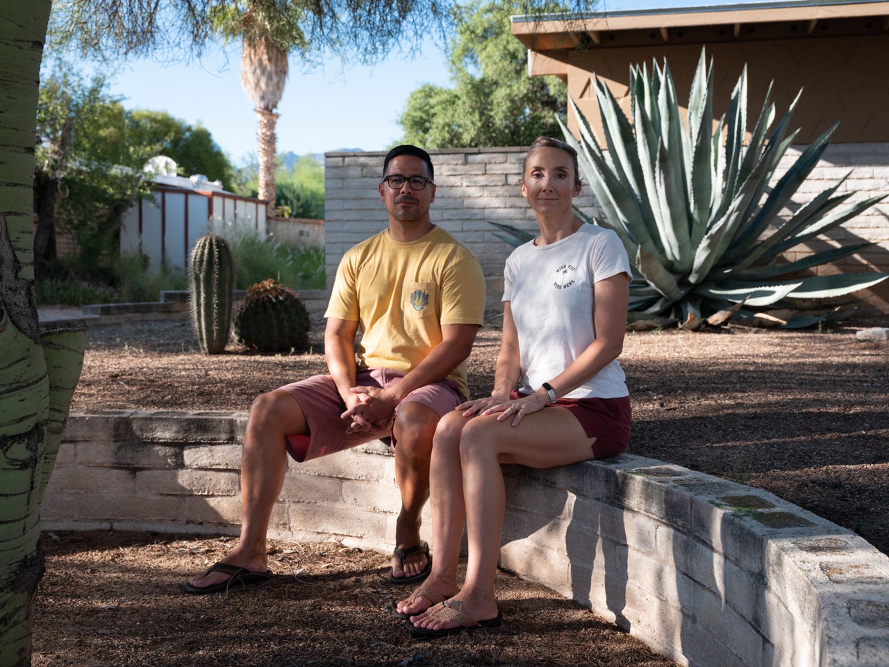 Jessica Soule and her husband, Jonathan Fernandez.