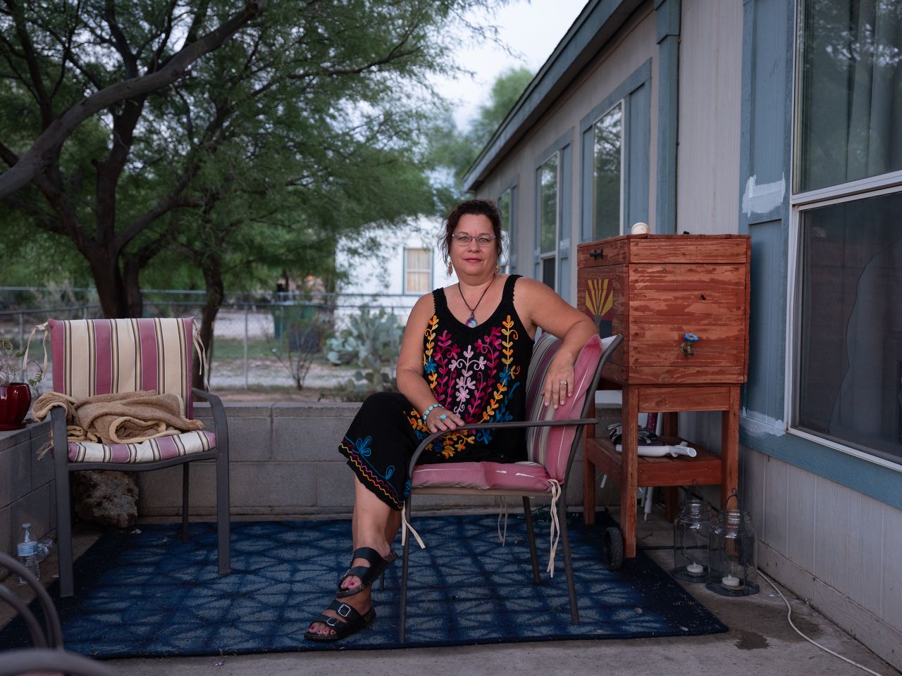 Lisa Kindle and her husband moved into their new home in Tucson from Minnesota in September 2022, after he got a new job in the city