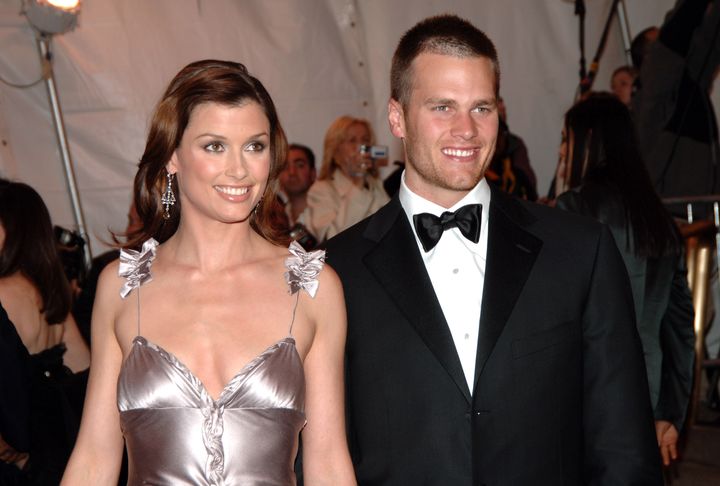 Bridget Moynahan and Tom Brady at the "Chanel" Costume Institute Gala Opening at the Metropolitan Museum of Art in New York City.