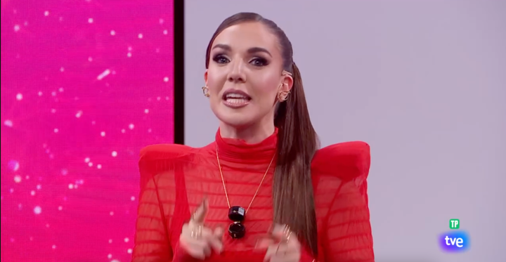 Inés Hernand, anunciando los 18 seleccionados del Benidorm Fest.