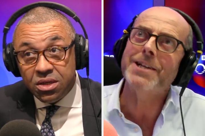 James Cleverly was interviewed by Nick Robinson over Suella Braverman's reappointment