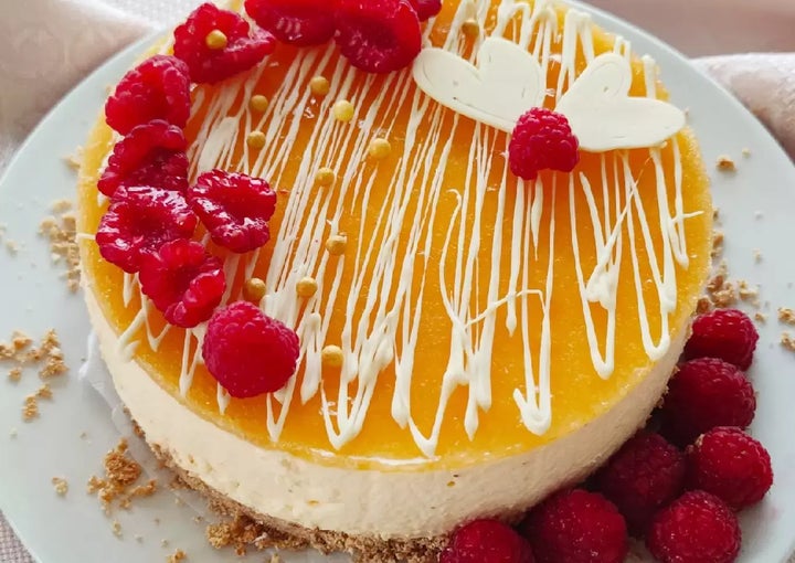 Tarta mousse de mango