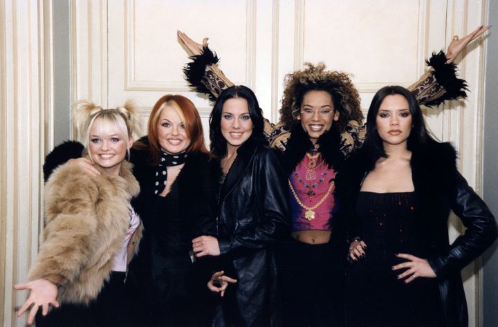 The Spice Girls pictured in 1997