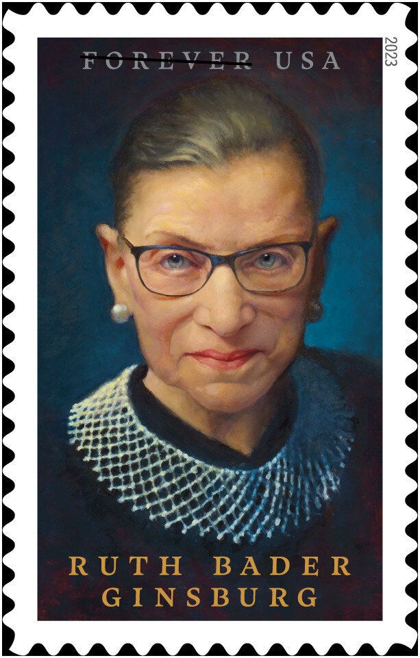 The U.S. Postal Service is honoring Ruth Bader Ginsburg as “an icon of American culture” with a stamp in the new year.