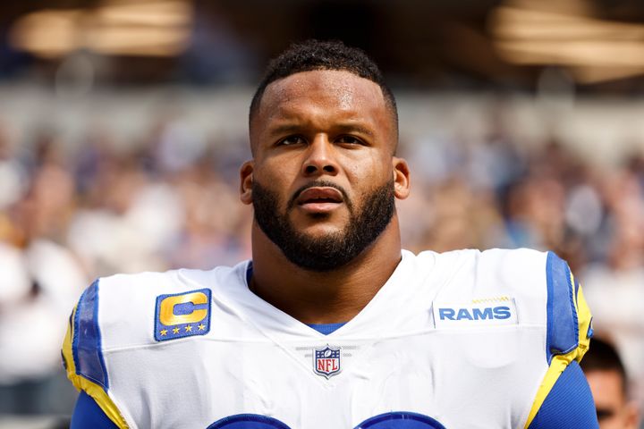 The Super Bowl-champion Rams' Aaron Donald, the three-time NFL Defensive Player of the Year, denounced Ye's hate for his decision to leave the rapper's brand management agency.