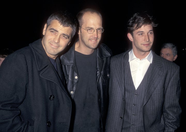 From left: "ER" stars George Clooney, Anthony Edwards and Noah Wyle in 1996.