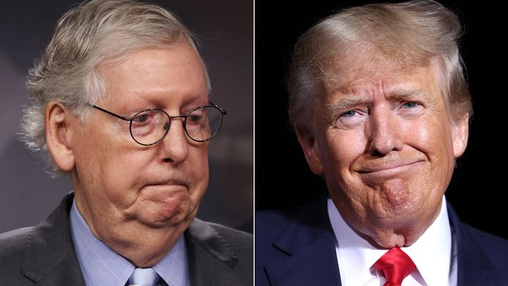 The Mitch McConnell-connected Senate Leadership Fund super PAC has doled out 25 times as much for Republican candidates than Donald Trump's Make America Great Again Inc.