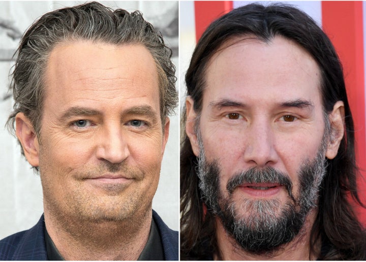 "Friends" actor Matthew Perry took swipes at beloved star Keanu Reeves in his new memoir.