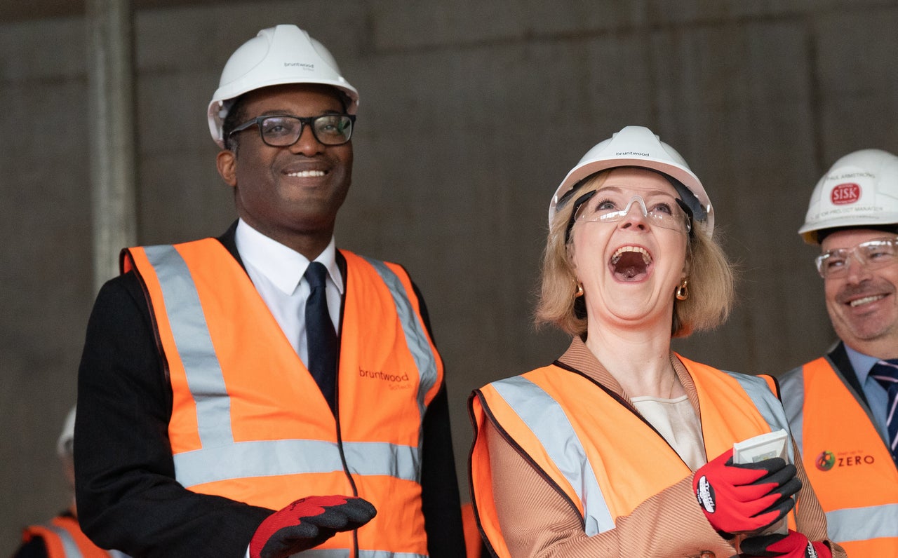 Former prime minister Liz Truss and ex-chancellor Kwasi Kwarteng.